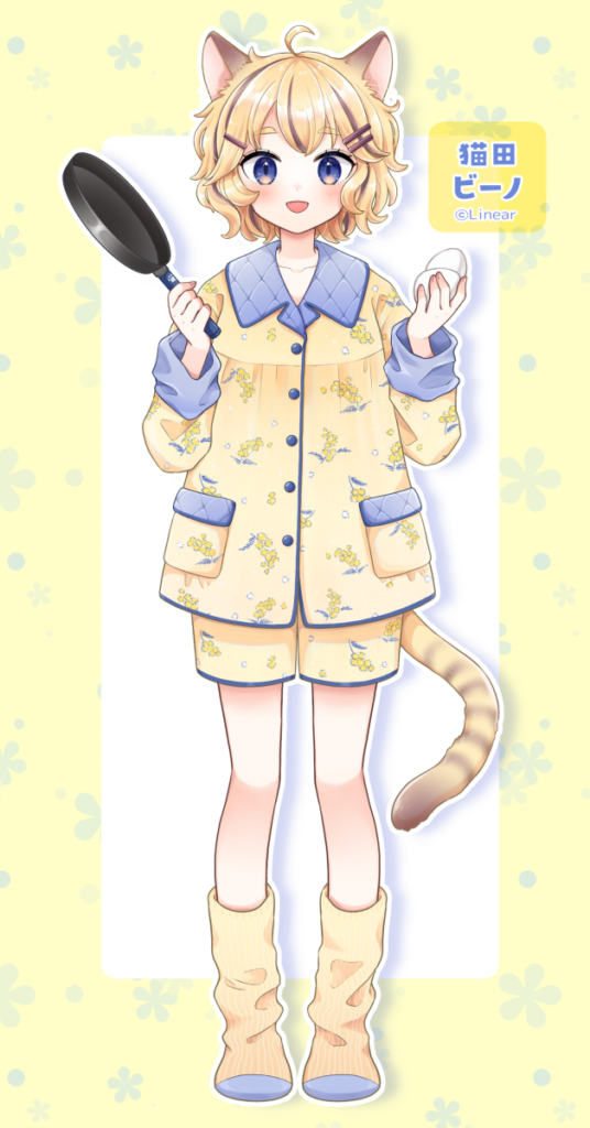 Linear 猫田ビーノ キャラクターデザイン・立ち絵