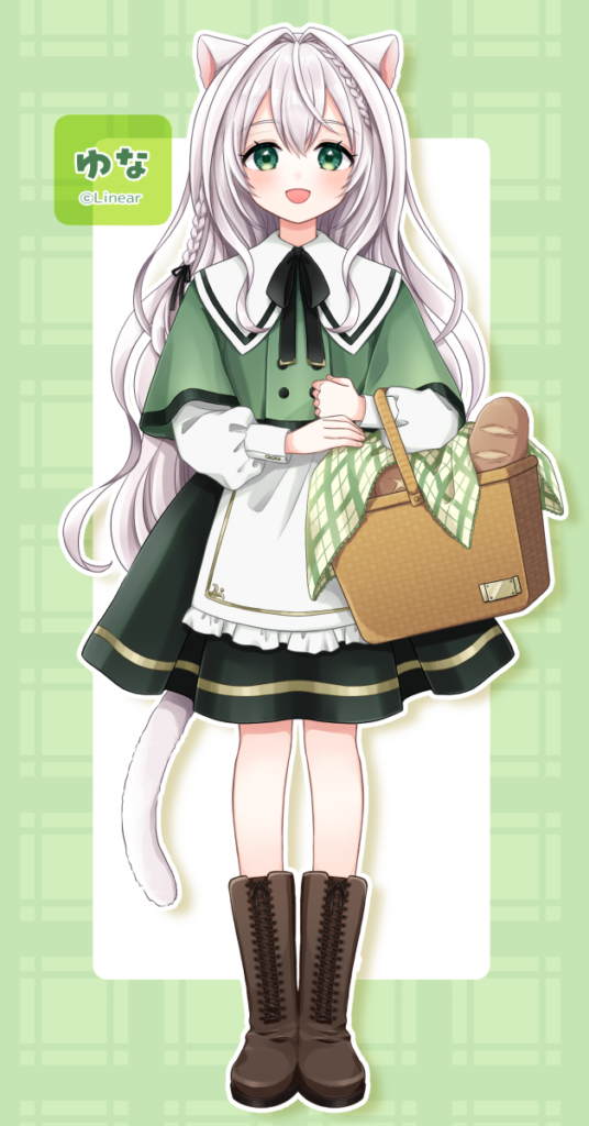 Linear ゆな キャラクターデザイン・立ち絵