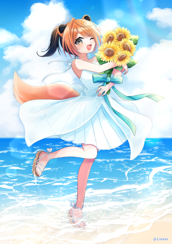 Linear 福丸ぽめ 記念日用イラスト