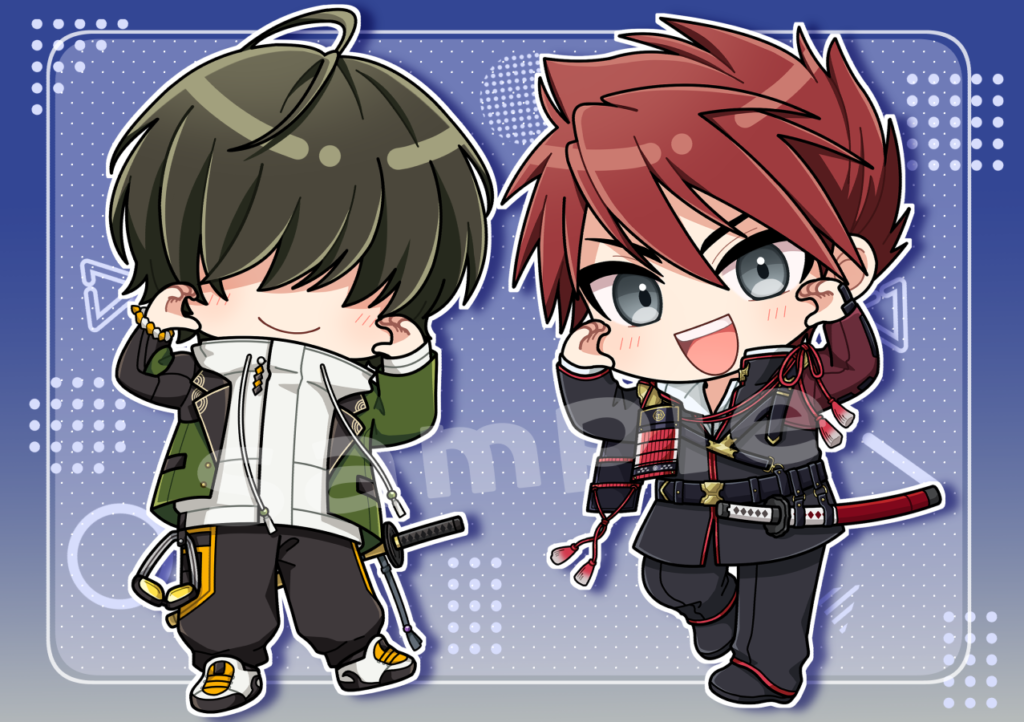 個人様ご依頼　刀剣乱舞デフォルメイラスト